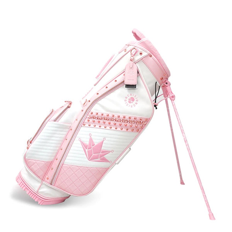 Crision Variation Collection Stand Bag WHITE/PINK