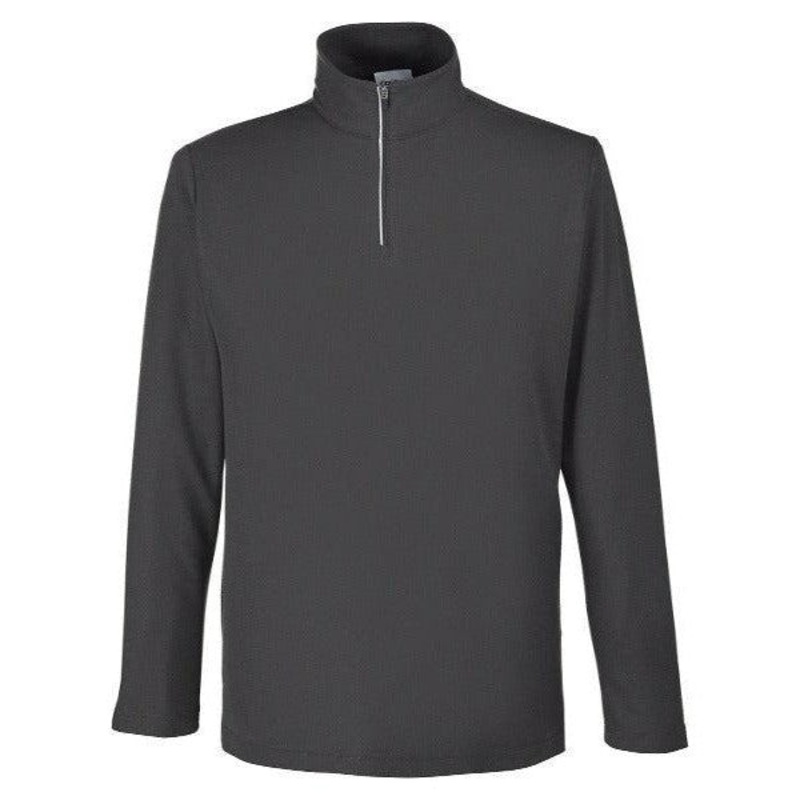 Custom Logo Core 365 Men’s Fusion ChromaSoft Pique Quarter-Zip