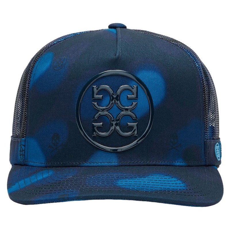 Gfore Icon Blur Camo Cotton Twill Trucker Golf Cap Twilight – FA24 Men