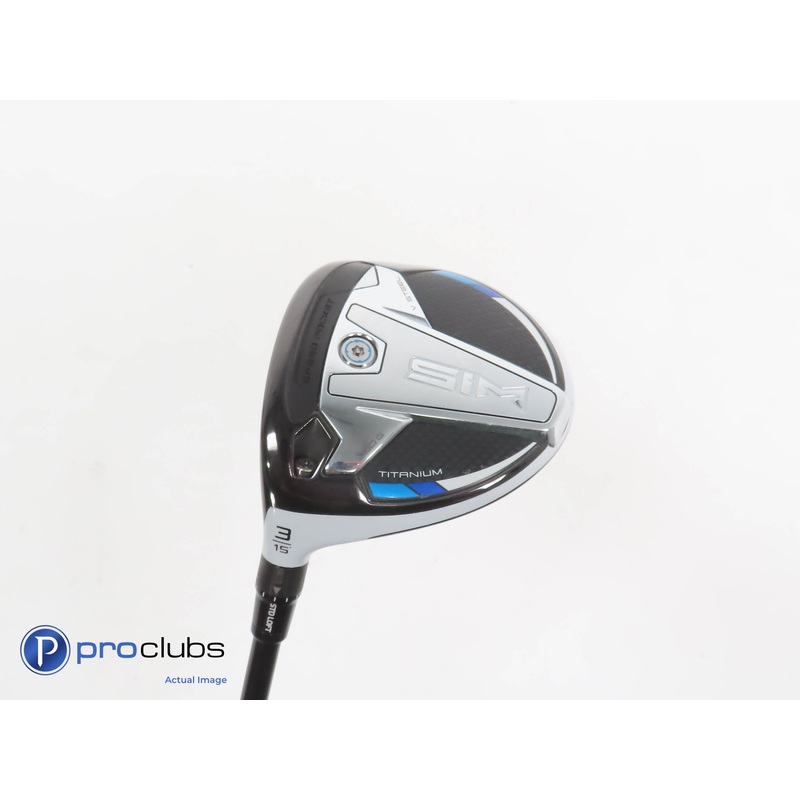 Left Handed TaylorMade SIM Titanium 15* 3 Wood – Diamana 65g Regular Flex 338806
