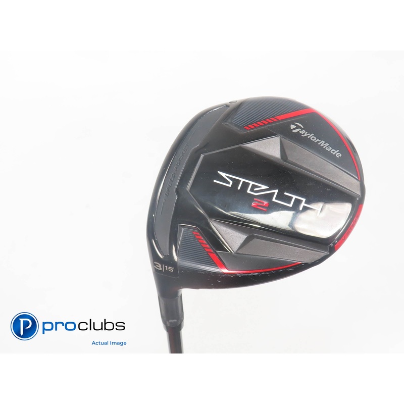 Left Handed TaylorMade Stealth 2 15* 3 Wood – Ventus TR Red 6-S Stiff – 387084