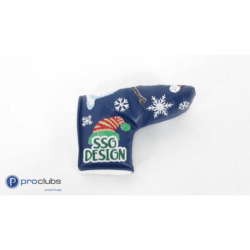 Limited Release! Sugar Skull Golf “Snowman” Blade Putter Headcover – 328149