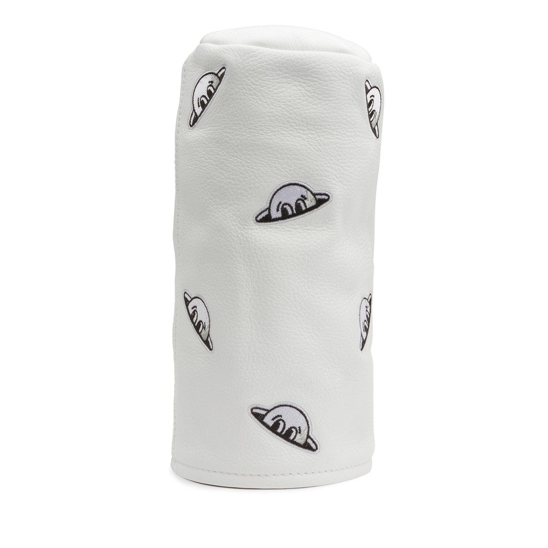 RADMOR ‘Dancing BobRad’ Barrel Headcover – Fairway – White Leather