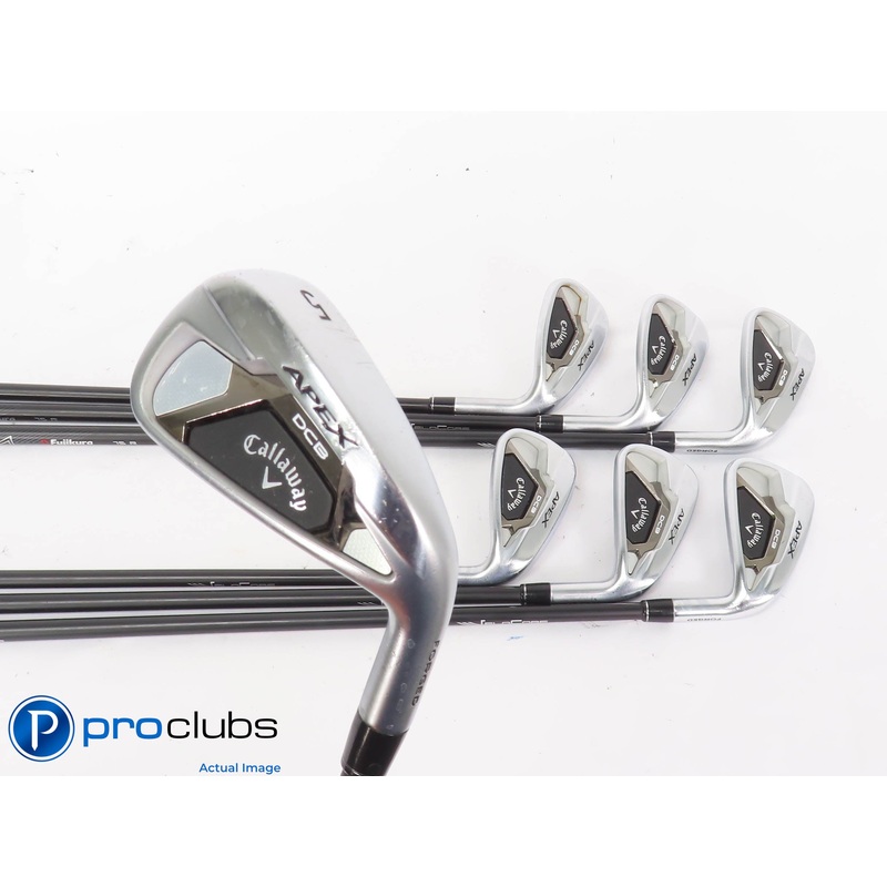 Callaway ’21 APEX DCB 5-PW,AW IRON SET – AXIOM 75 Regular Flex Graph +1″ 443807