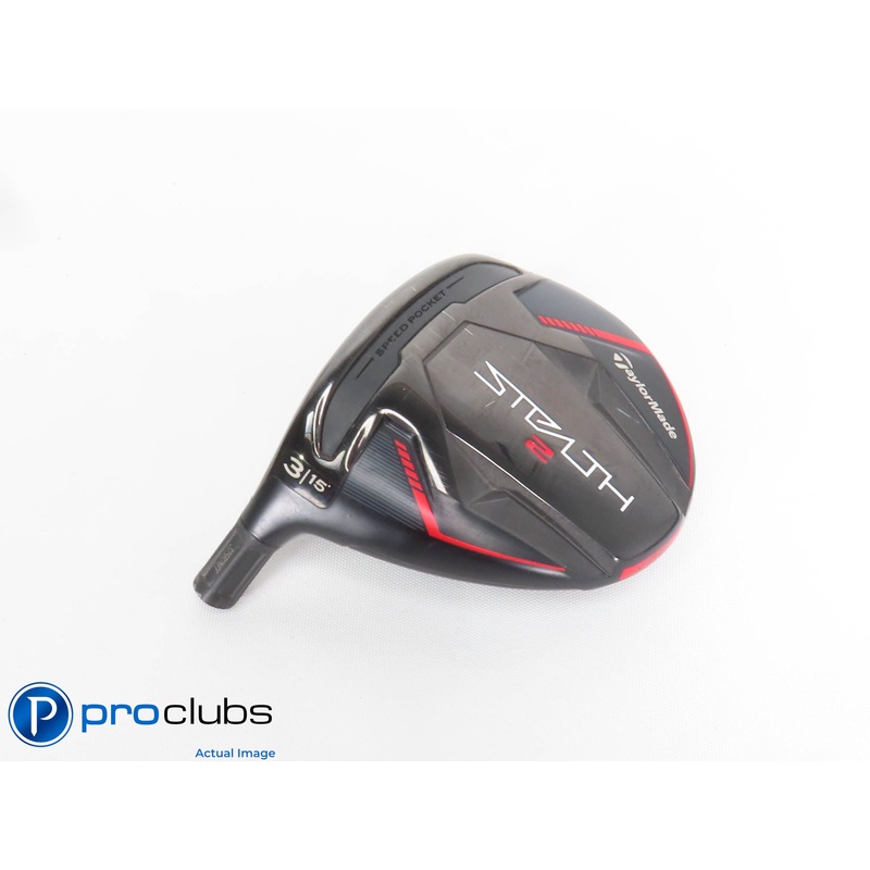 Excellent! Left Handed TaylorMade Stealth2 15* 3 Wood – Head Only – 424833