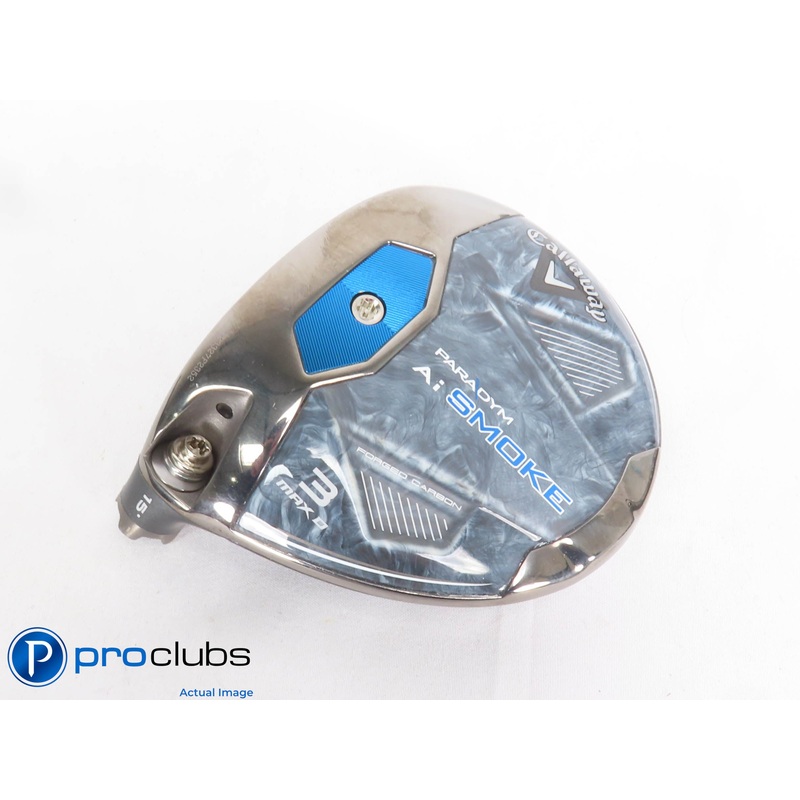 Mint! Left Handed Callaway PARADYM Ai Smoke MAX D 15* 3 Wood – Head Only 429473