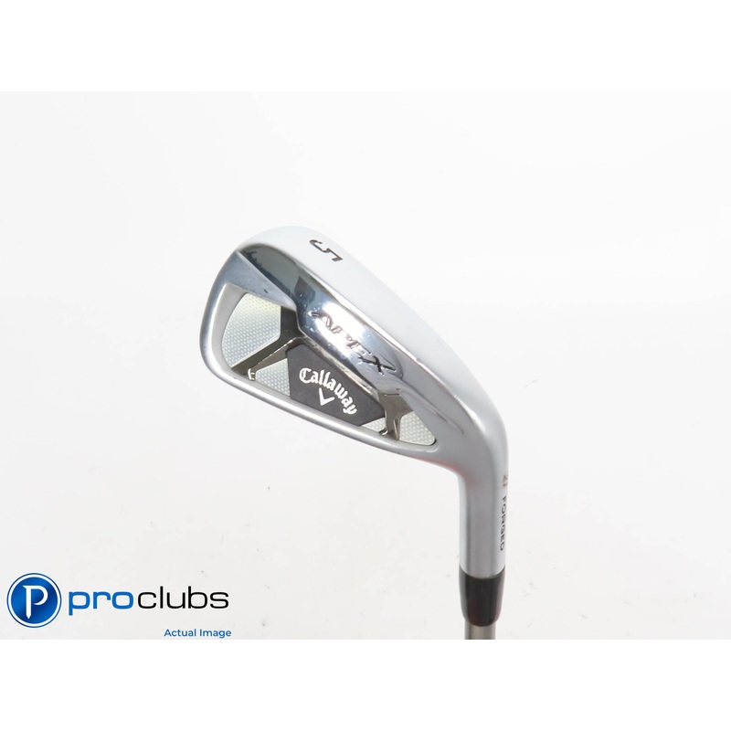 Tour Issue! Callaway 2021 APEX 5 Iron – Aerotech SteelFiber i70cw Stiff – 422047