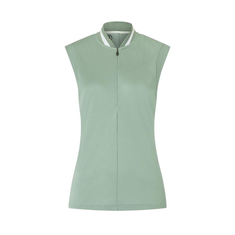 Bogner Eva Sleeveless Golf Polo Sage – SS23 Women