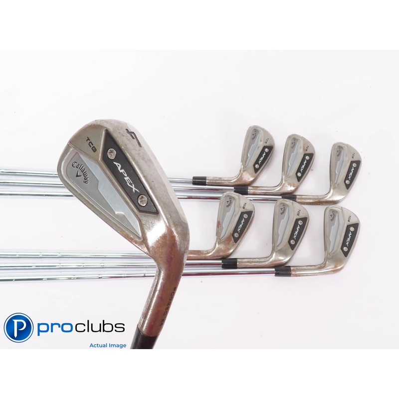 LIMITED EDTION Callaway ’24 APEX TCB RAW 4-PW IRON SET -KBS Tour-V X-Flex 448147
