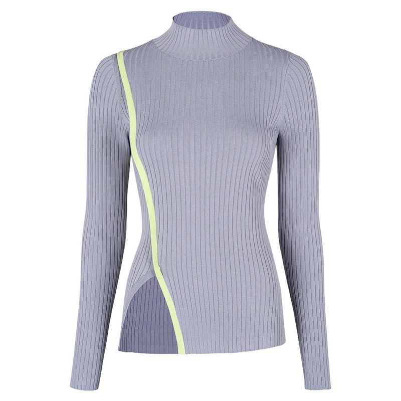 Malbon Jessica Golf Mockneck Stone – FW24 Women