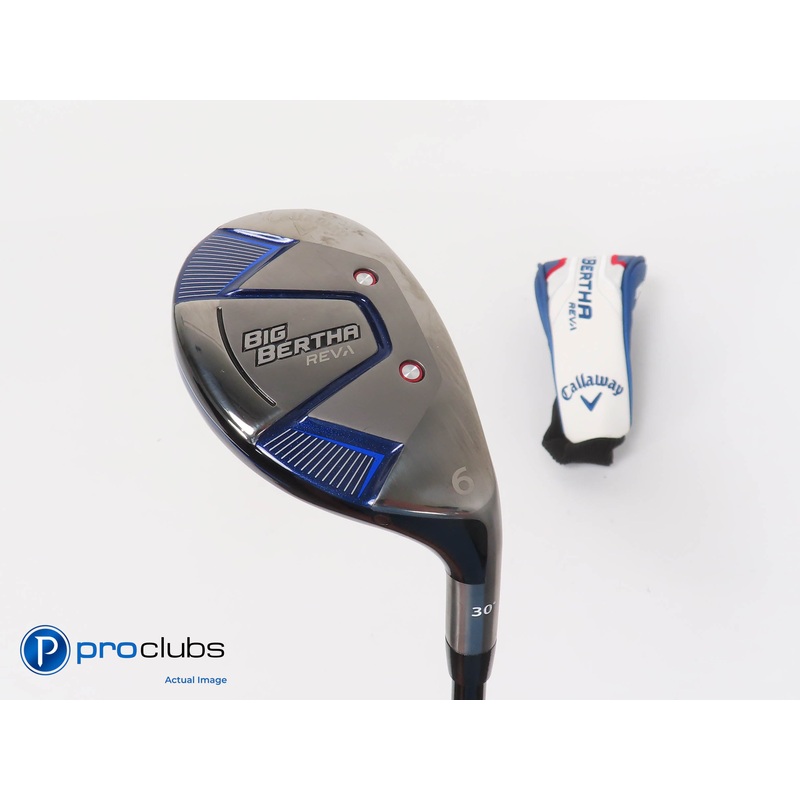 Mint! Ladies Callaway Big Bertha Reva 30* 6 Hybrid w/ HC – ACCRA L Flex – 313322