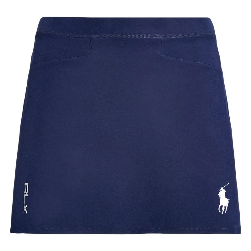 Ralph Lauren Aim 4-Way Stretch 15″ Solid Golf Skort Refined Navy – FW24 Women