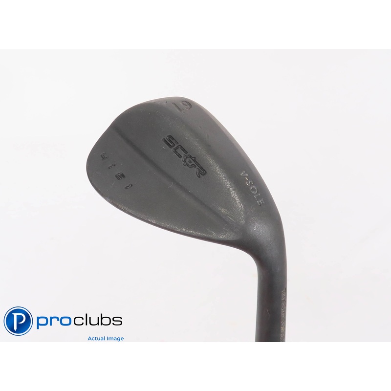 SCOR Golf 4161 Forged V-Sole 61* Black Wedge – KBS HI-REV 2.0 Regular – 447456