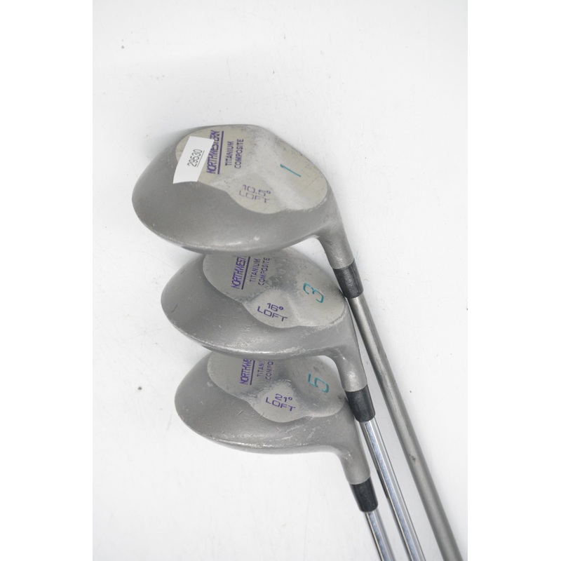 Women’s Northwestern TI Composite D, 3W, 5W Wood Set W Flex