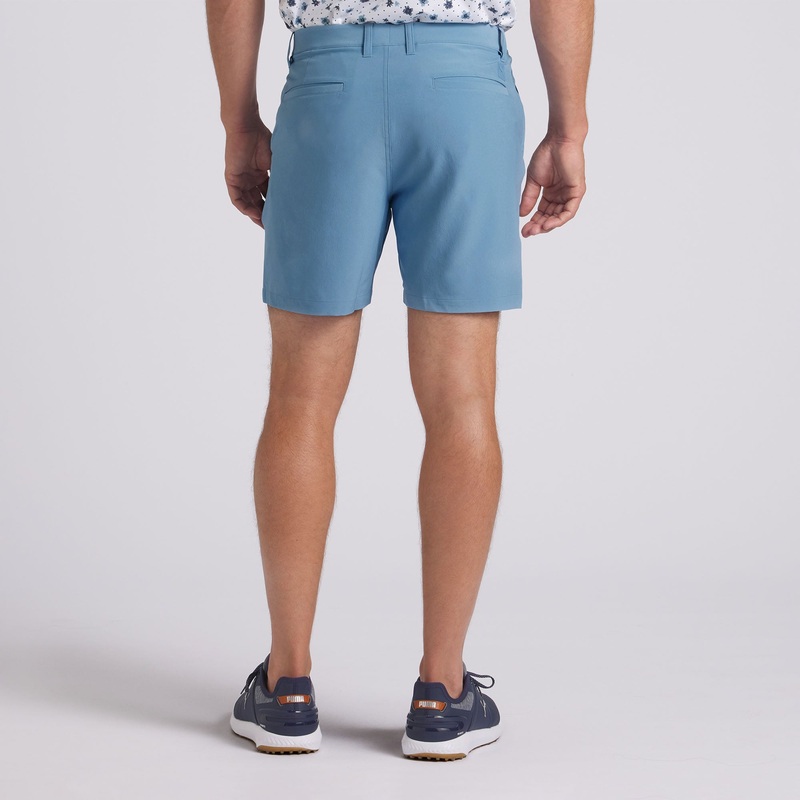 101 Solid 7″ Golf Shorts | Zen Blue