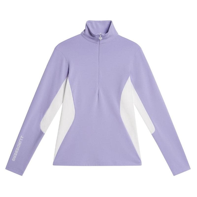 J.Lindeberg Coockies Mid Layer Golf Pullover Sweet Lavender – FW23 Women