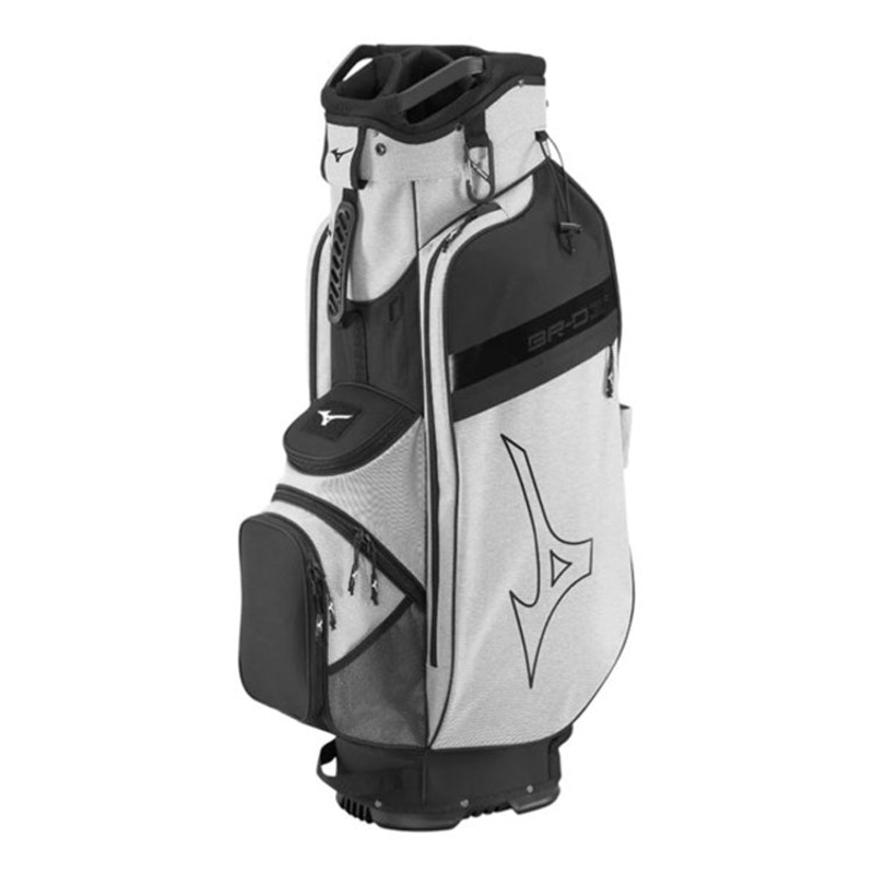 Mizuno BR-D3 Golf Cart Bag – Black/Heathered Grey