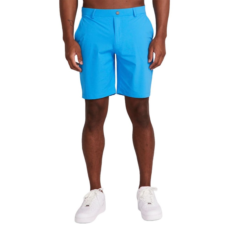 Redvanly Hanover Pull-On 9″ Golf Shorts Malibu Blue – SS24 Men