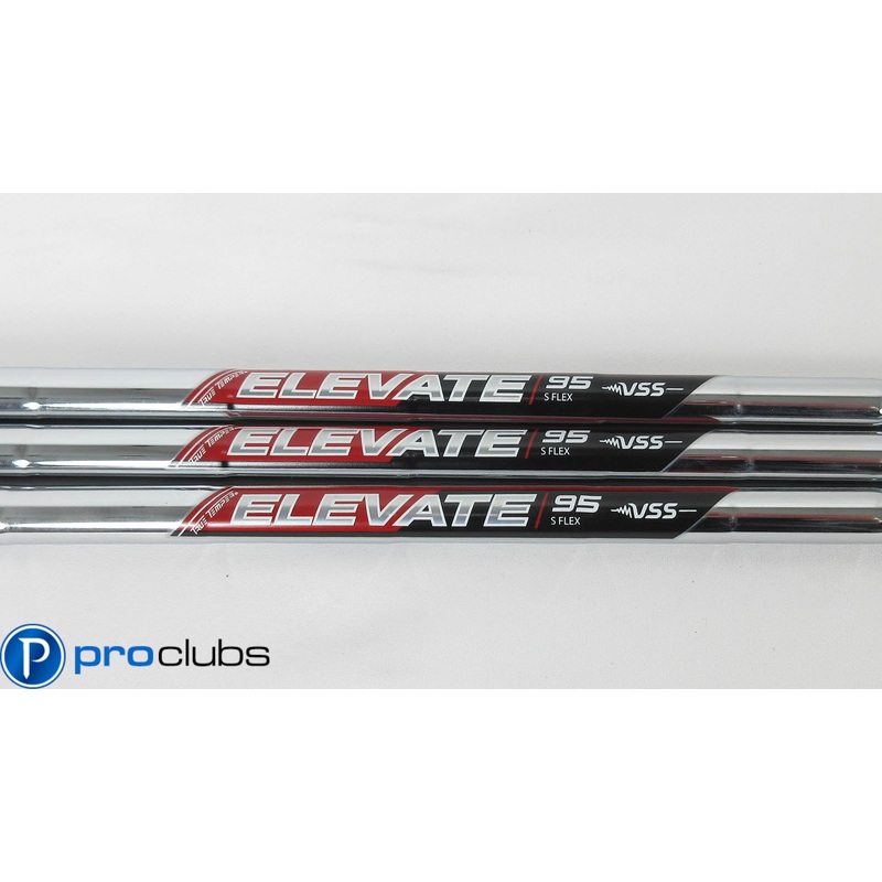 3pc NEW TRUE TEMPER ELEVATE 95 VSS STIFF FLEX STEEL WEDGE SHAFTS 37″ .355 404556