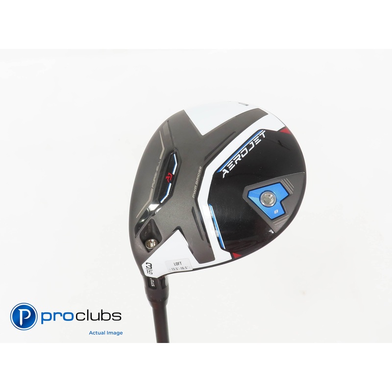 Left Handed Cobra AEROJET 15* 3 Wood – Fujikura Motore X F3 6-R Regular – 397580