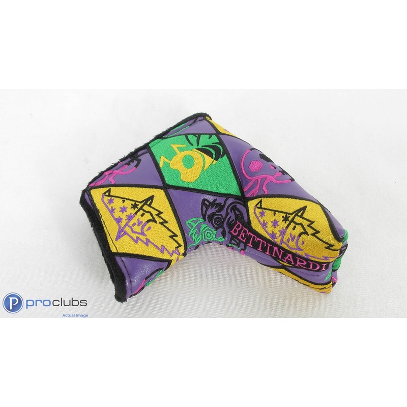 Rare! Bettinardi Argyle Mardi Gras Blade Headcover – 400438