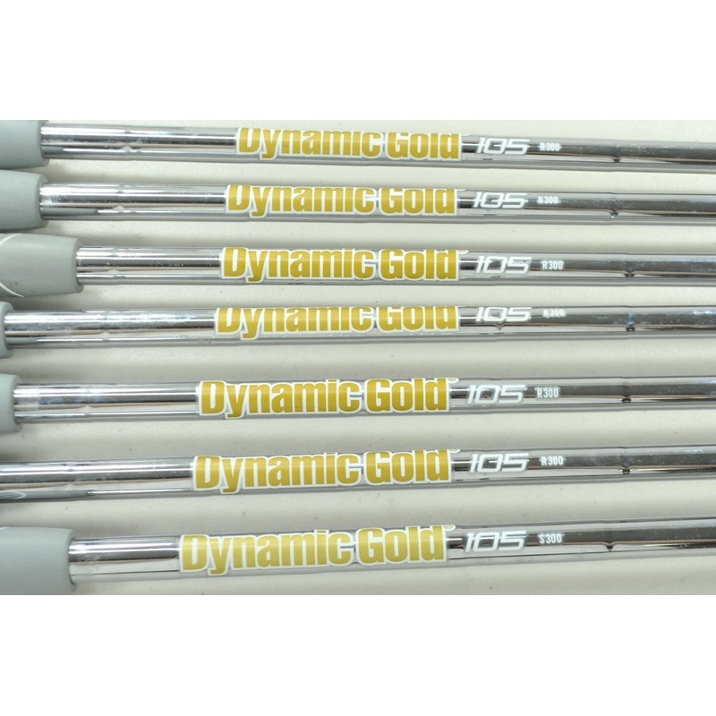 True Temper Dynamic Gold R300 Regular Flex Irons Shaft Set 7pc .370 Tip # 195106