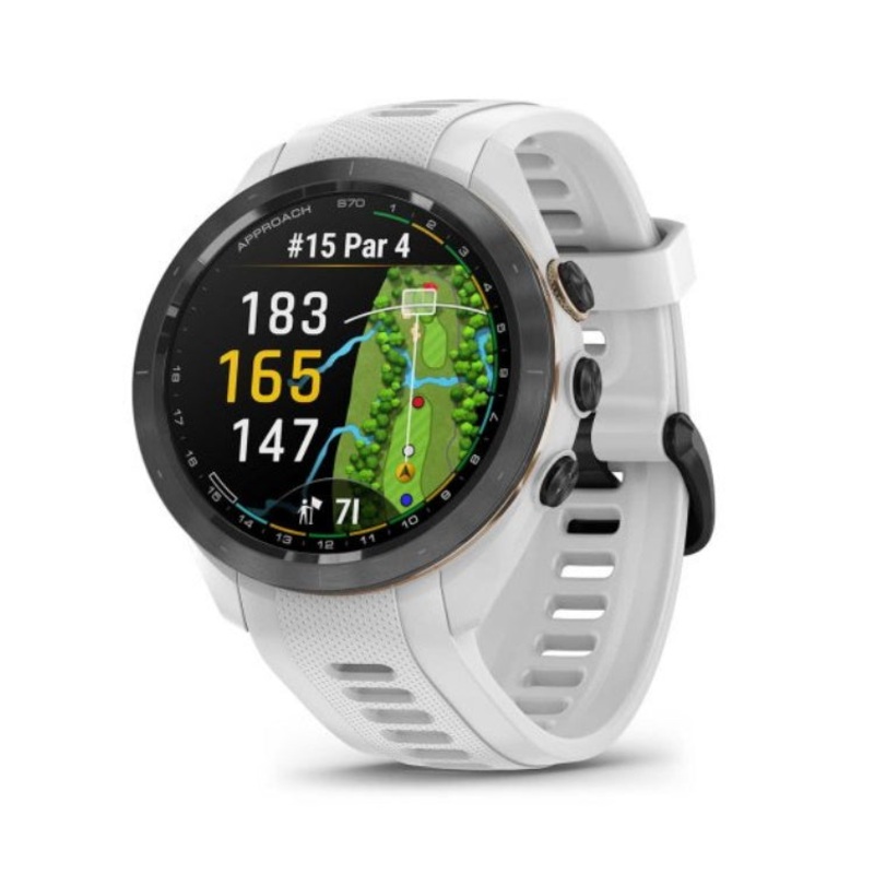 Garmin Approach S70 GPS Golf Smartwatch 42Mm – White – Open Box