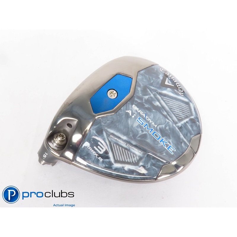 Mint! Left Handed Callaway PARADYM Ai Smoke MAX D 15* 3 Wood – Head Only 430106