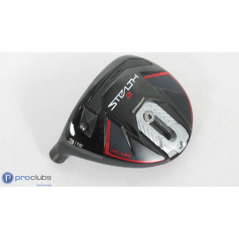 Nice! Left Handed TaylorMade Stealth-2 Plus 15* – 3 Wood – Head Only – 383736