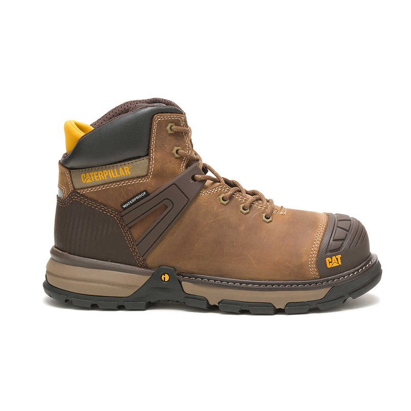 Caterpillar Men’s Excavator Superlite Waterproof Soft Toe Work Boots