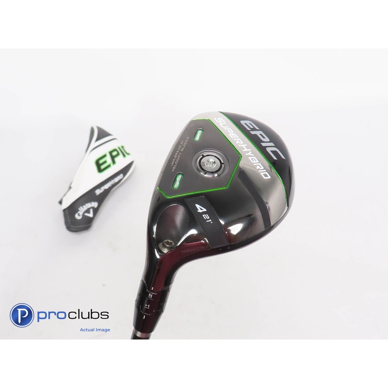 Left Handed Callaway Epic 21* 4 Super Hybrid w/HC Steelfiber Regular Flex 360436