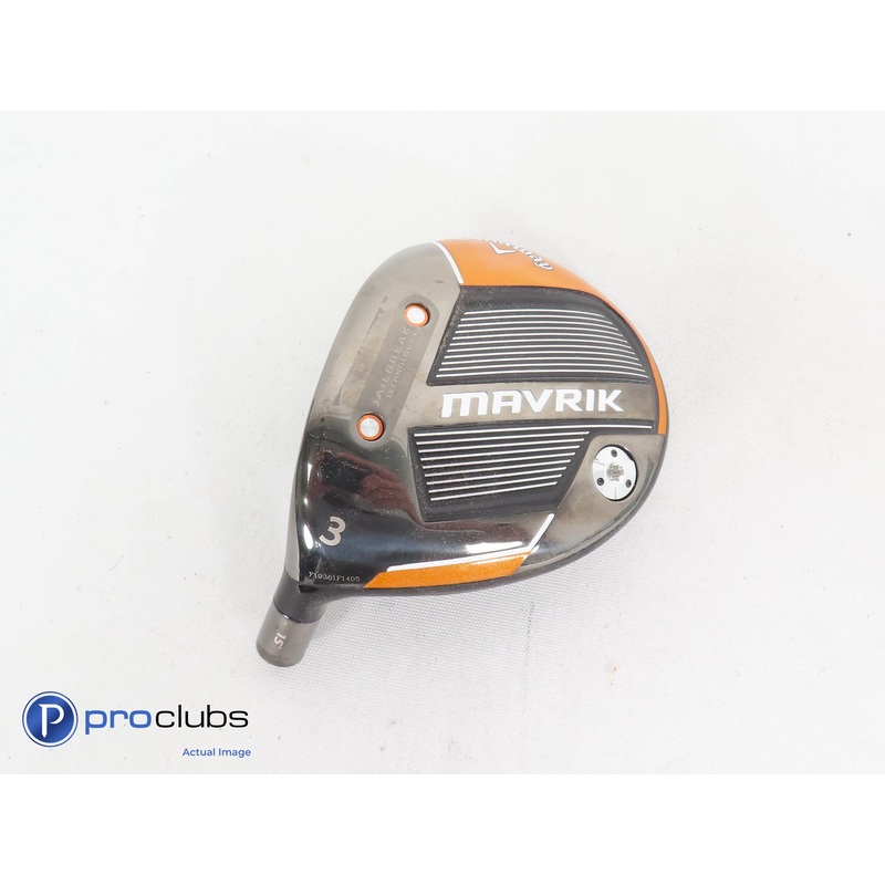 Left Handed Callaway Mavrik 15* 3 Wood – Head Only – L/H 269309