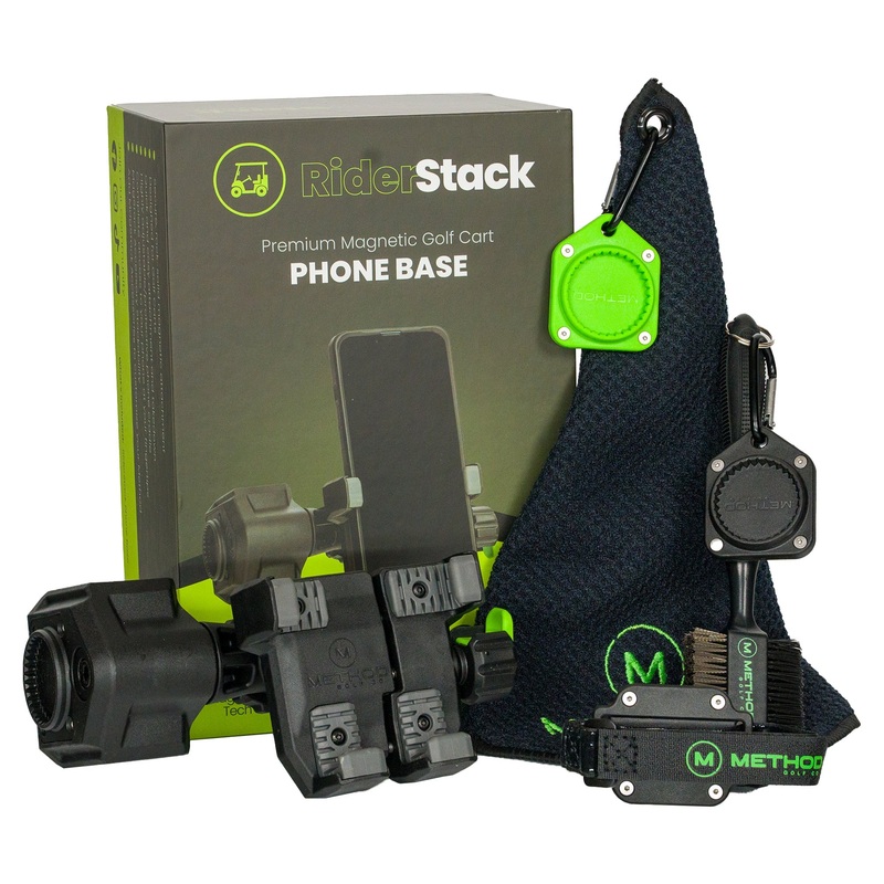 RiderStack Magnetic Golf Cart Phone Holder Pro Pack – $159 Value!