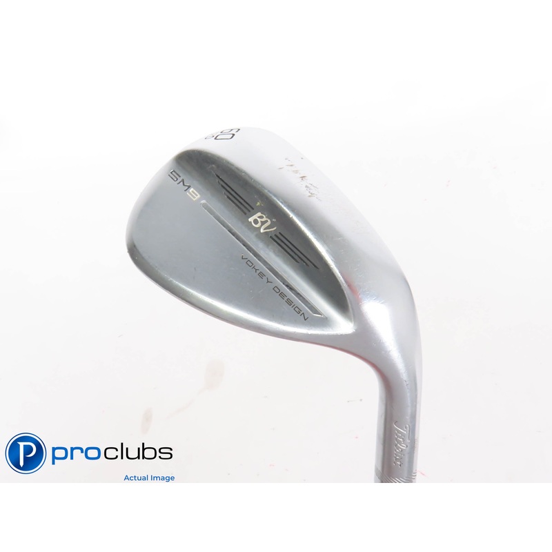 Titleist Vokey SM9 Chrome 60*(12*) Wedge D-Grind – KBS HI-REV 2.0 Stiff – 433853