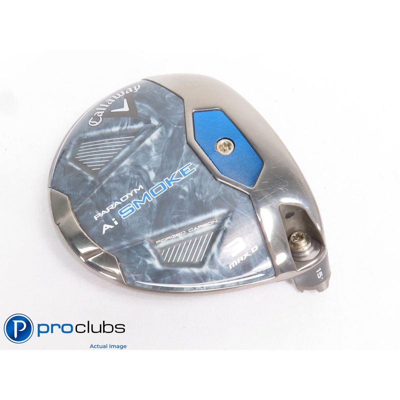 Callaway PARADYM Ai Smoke MAX D 15* 3 Wood – Head Only – 429485