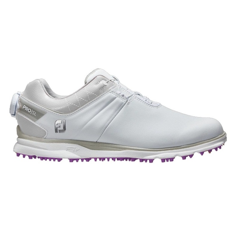 FootJoy Pro SL BOA Spikeless Golf Shoes White/White/Purple – 23 Women