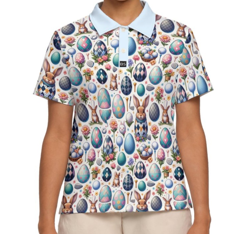 Golf Bunny Womens Classic Fit Short-Sleeve Polo Shirt