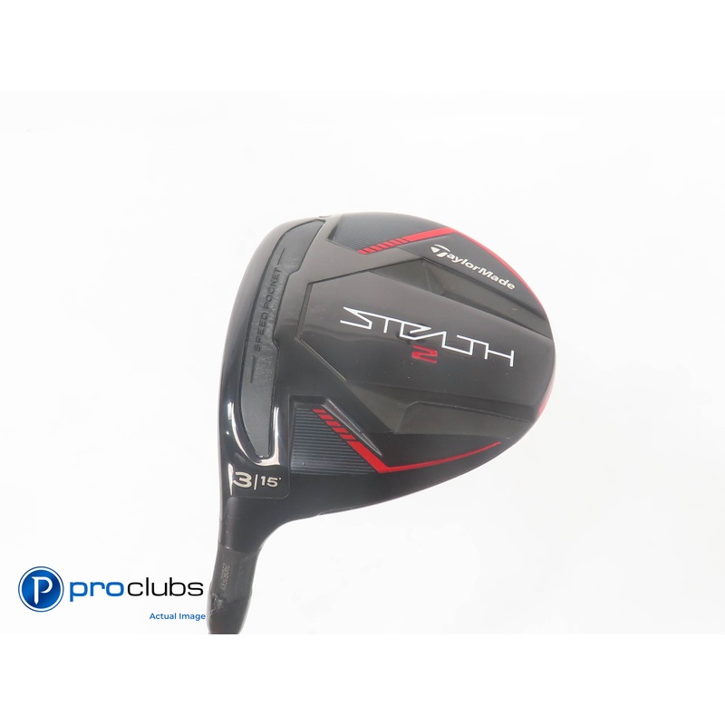 Left Handed TaylorMade Stealth 2 15* 3 WOOD – Accra TZ6 M5 Extra Stiff – 383391