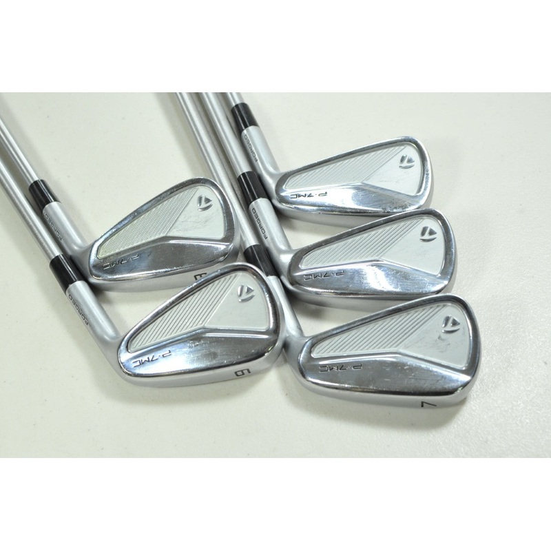 TaylorMade P7MC 2023 5-9 Iron Set X-Stiff RH KBS Tour C-Taper 130 Steel # 199959