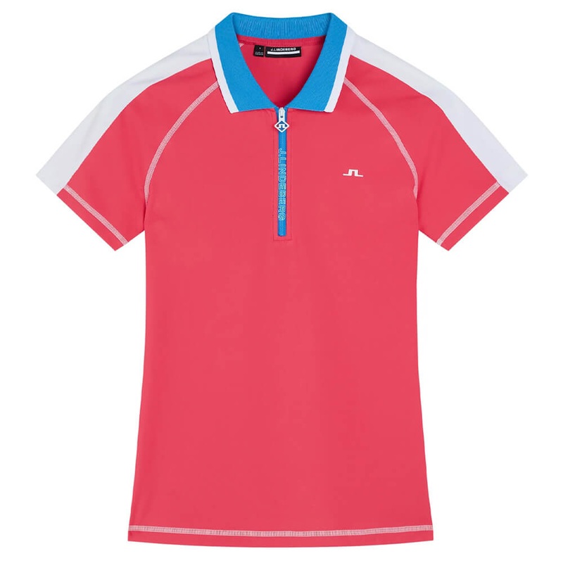 J.Lindeberg Kourtney Golf Polo Azalea – SS23 Women