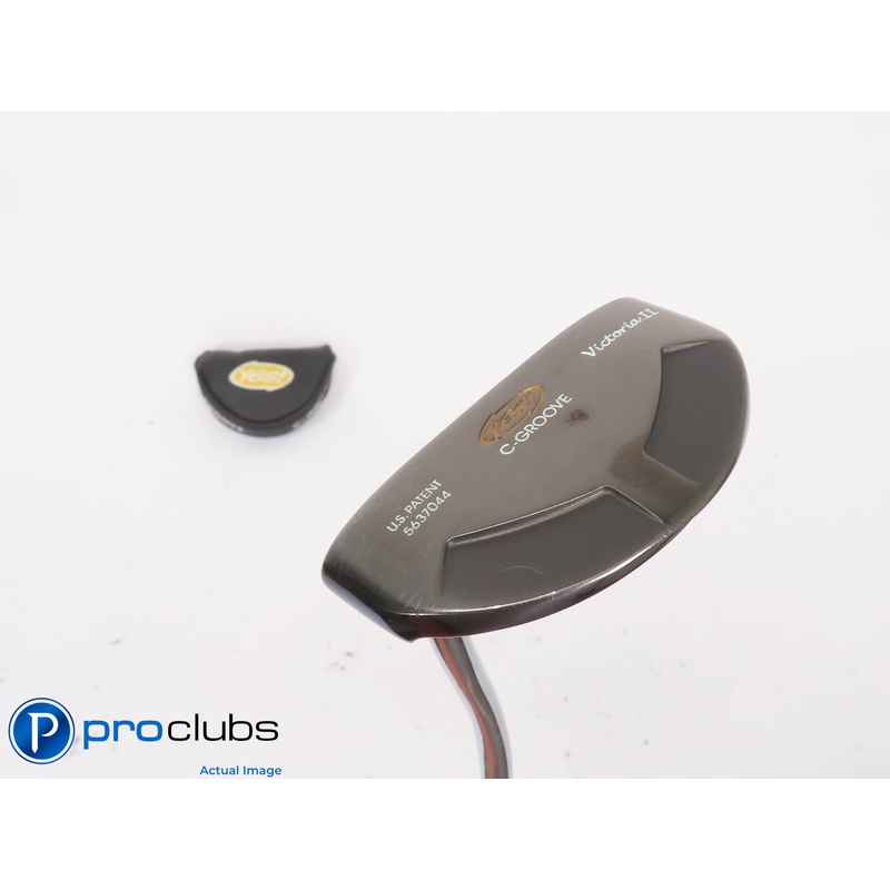 Left Handed YES! Victoria II C-Groove 36″ Putter w/Cover #445585