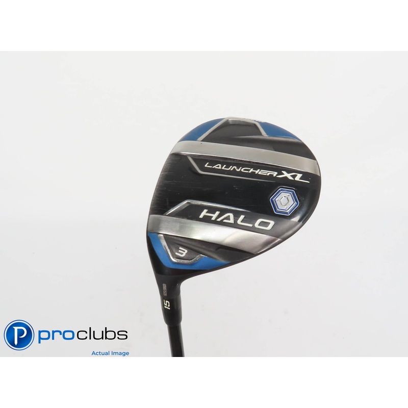 Nice Left Handed Cleveland Launcher XL HALO 15* 3 WOOD Accra Regular Flex 405436