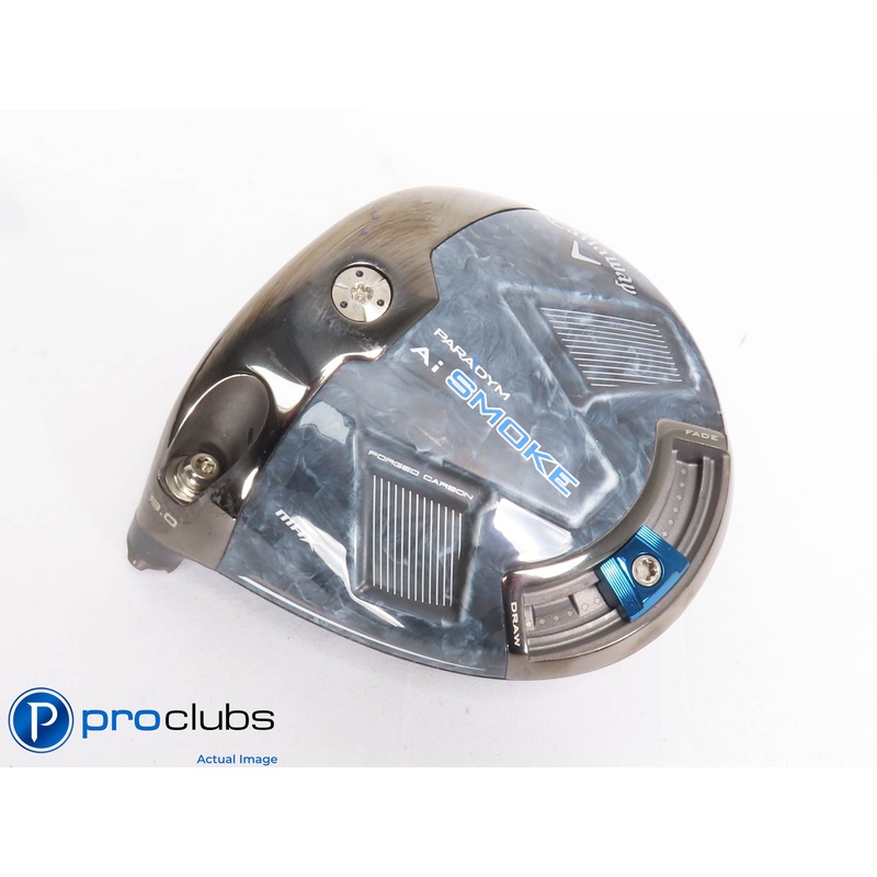Left Handed Callaway Paradym Ai Smoke MAX 9* Driver – Head Only – L/H – 428161