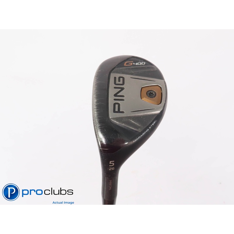 Left Handed PING G400 26* 5 Hybrid – PING Alta CB 70g Senior Flex – 447562