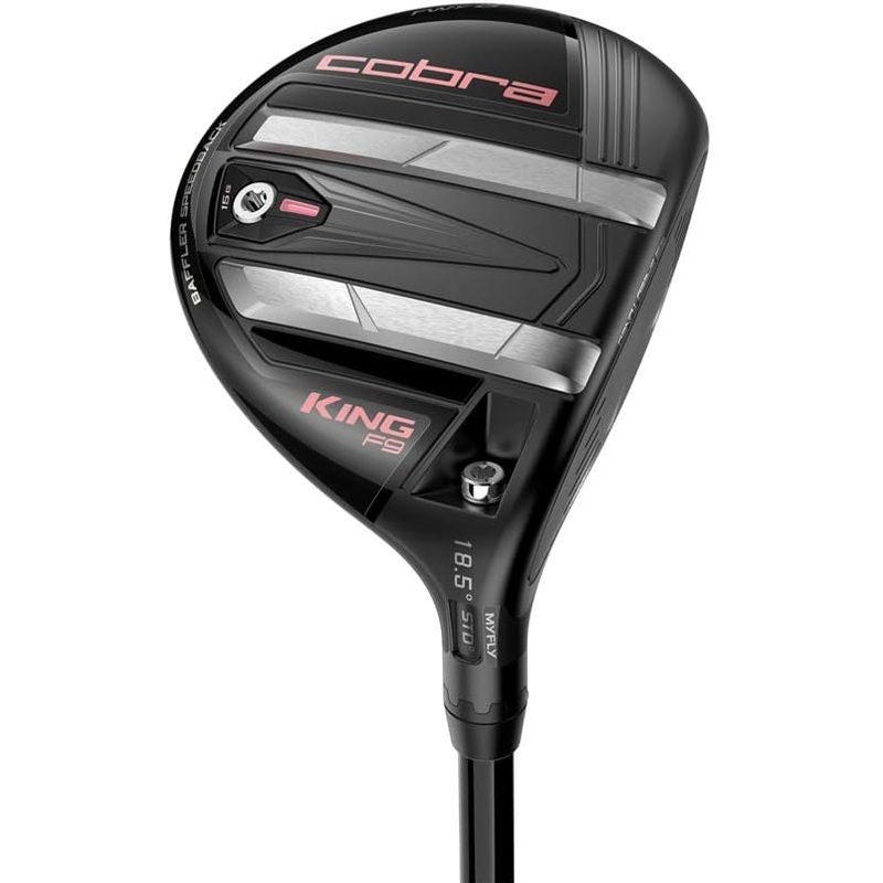 New Ladies Cobra King F9 25.5 Degree 7-9 Fairway Wood Black/Pink W/Headcover