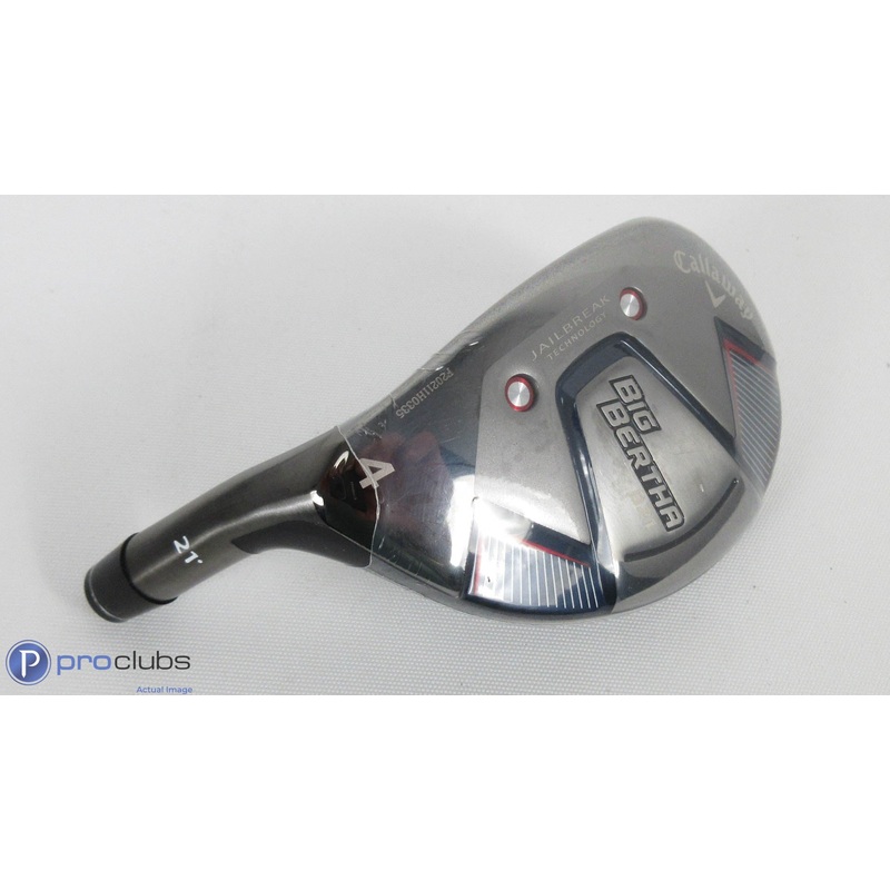 New! Left Handed Callaway Big Bertha B21 21* 4 Hybrid – Head Only – 335829