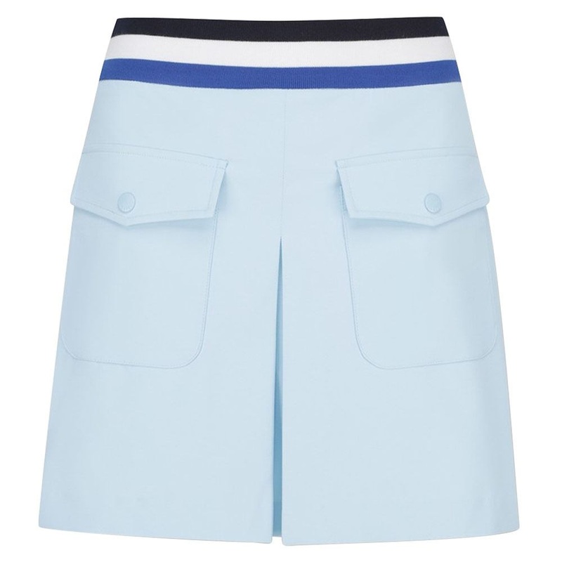 WAAC Athletic Tipping Band Golf Skirt Light Blue – SS24 Women