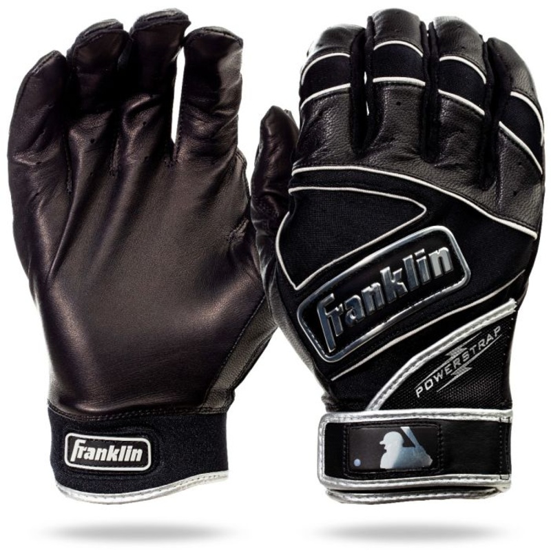 Franklin Men’s Powerstrap Chrome Batting Gloves