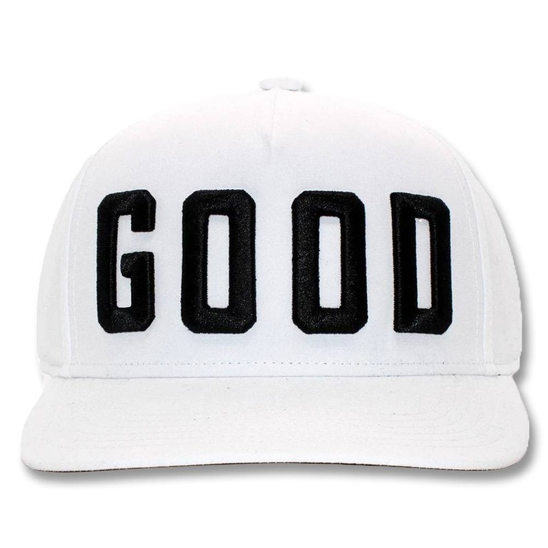 GoodGood Golf Team Good Varsity Trucker Golf Cap White/Black – 24 Men