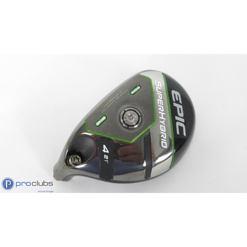 Left Handed! Callaway Epic SuperHybrid 21* 4 Hybrid -Head Only- 403390